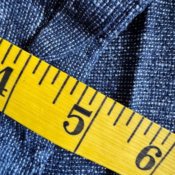 Company Ellen Tracy Women's XXL Blue Linen Blend Elastic Waist Shorts Pockets - Picture 4 of 5